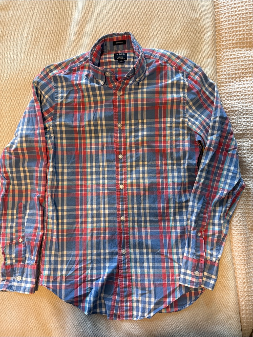 J. Crew Men's Flex Washed Buttondown